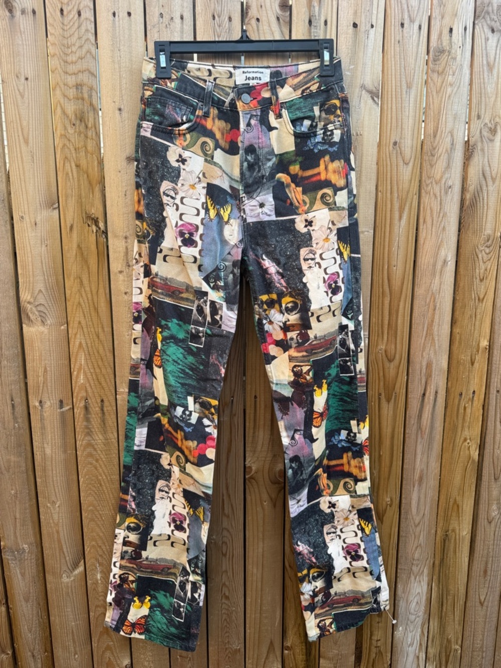 Reformation Cynthia high rise decoupage
